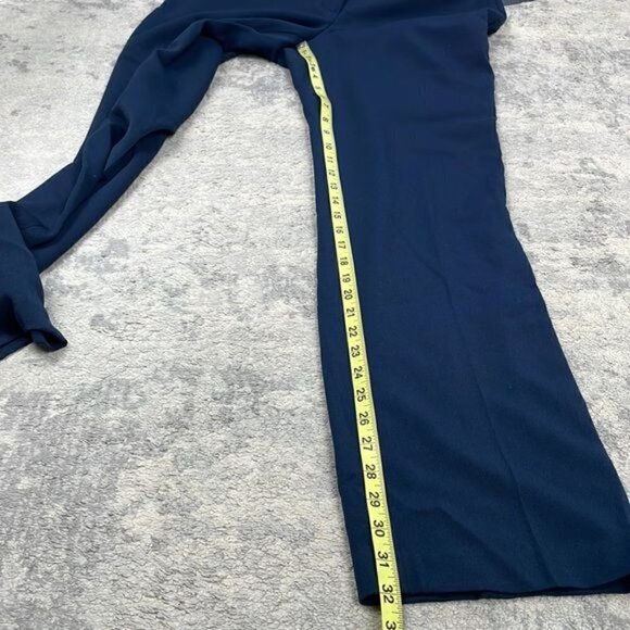 NWT Liz Claiborne Jackie Trouser Pants Navy Blue Career Office Corporate Sz 10 - Picture 6 of 12